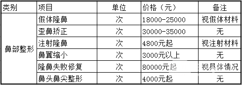 鼻子美容手術(shù)費(fèi)用詳解，多少錢？，鼻子美容手術(shù)費(fèi)用全面解析，手術(shù)費(fèi)用究竟是多少？